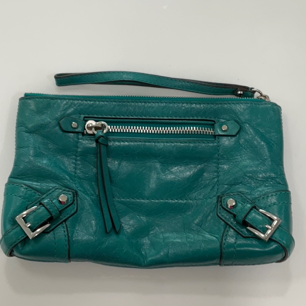 Michael Kors Teal Clutc